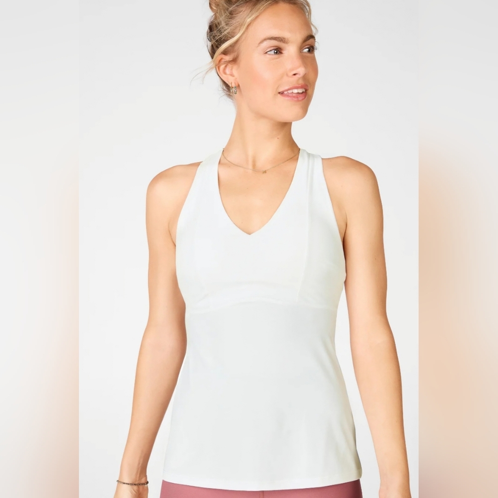 Brand new Fabletics Mila Built-in Tank White